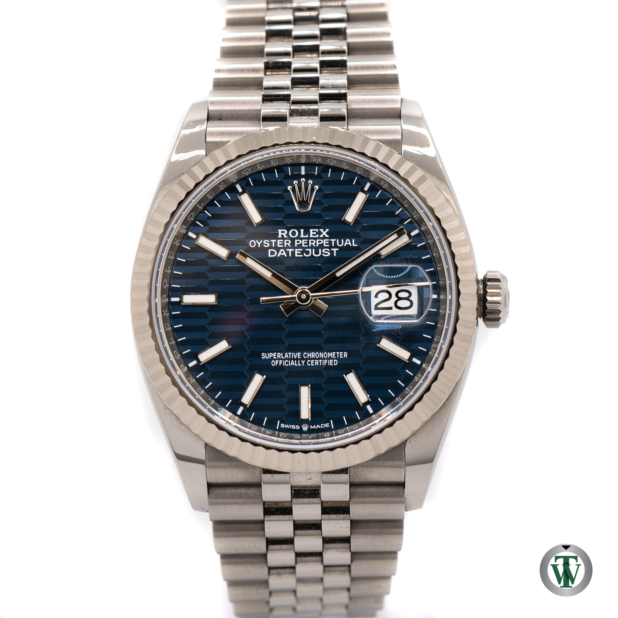 Rolex Datejust 36 Blue Fluted Motif Dial 126234 2022 - Product Details